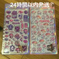 【正規品】日本未発売！　マイメロ　クロミ　ボンボンドロップシール　2枚セット