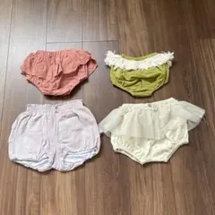 ベビーパンツ　ママラク　テータテート　70㎝〜80㎝　女の子　かぼちゃパンツ