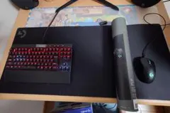 ゲーミングキーボード 有線 赤LEDバックライト 動作確認済