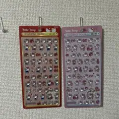 ハローキティ ボンボンドロップシールmini 2セット②