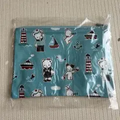 【新品】ファミリア　フラットマリンポーチ
