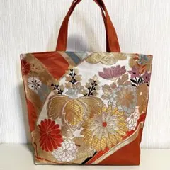帯リメイク　ミニトートバッグ　359