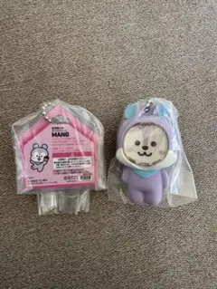 BT21 パッケージチャーム＆チョコボーロ・フォトフレームマスコット MANG