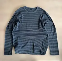 ボーダー デザイン 長袖 ロンt y2k