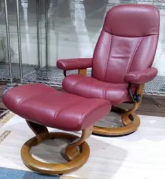 エコーネス 本革 ストレスレスチェア コンサル（オットマン別売り）