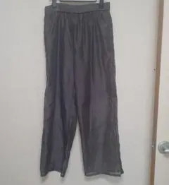 ワイドパンツ イージーパンツ ダークグレーブラウン◇ロペピクニック