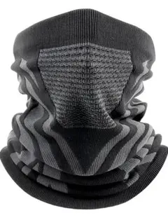 【Andeor／グレー】ネックウォーマー 防寒フェイスカバー ネックガード 冬