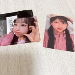 フルーツジッパー　松本かれん　トレカ2点 缶バッチ