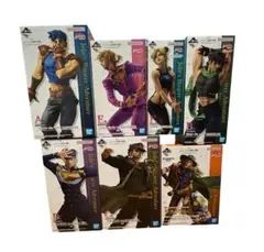 【7点セット】ジョジョの奇妙な冒険 一番くじ フィギュア まとめ売り