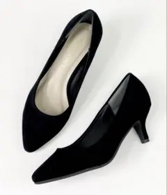 LibertyDoll ポインテッドトゥ5.5cmピンヒール走れる美脚パンプス