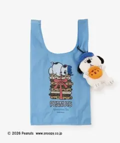 スヌーピー　オラフ　アフタヌーンティー　ぬいぐるみ付きショッピングバッグ