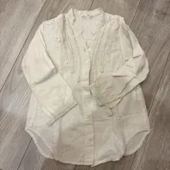 GLOBAL WORK アイボリー 長袖シャツ