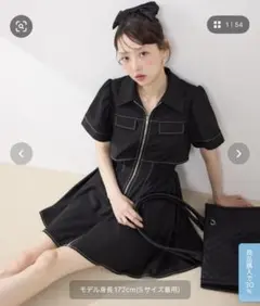 rienda リエンダ 伝説のバズりワンピ フレアミニワンピースのサムネイル