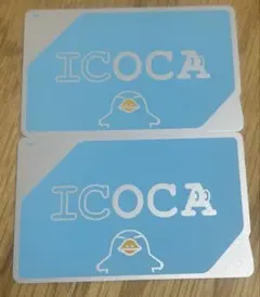 ICカード ICOCA ペンギンデザイン 2枚セット