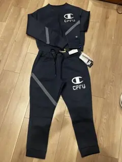 Champion CPFU トレーニングウェア上下セット ネイビー サイズM