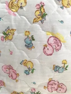 0129D ビンテージ　キルティング アヒル