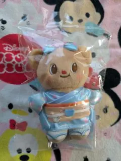 【日本限定】Butterbear ぬいぐるみ シール セット 着物 新品・日本限定】着物バターベア／ピンク／特典チケット付き
