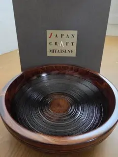 新品☆MIYATSUNE 木製菓子器