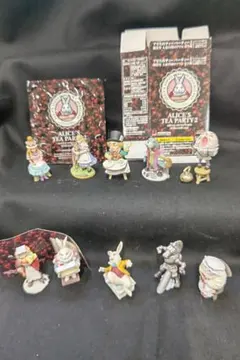 海洋堂×北陸製菓 アリスのティーパーティーEX 全8種コンプリート
