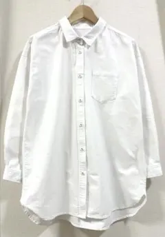 tsukuru&Lin. 長袖 シャツ Lサイズ ホワイト シャンブルのサムネイル