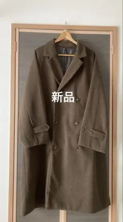 【新品】センスオブプレイス　ロングコート　トレンチオーバーコート　ユニセックス