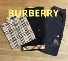 BURBERRY バーバリー チェック柄 シャツ ハーフパンツ Burberry