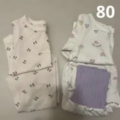 長袖パジャマ 80cm 西松屋　しまむら　2点セット まとめ売り