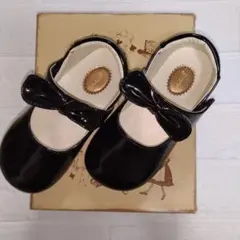 キャサリンコテージ　黒 17cm フォーマルシューズ　女の子