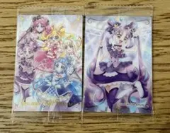 プリキュアウエハース2枚 キュアキュンキュンNカード　アイドルプリキュアSSR