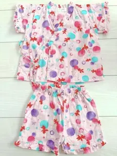 子供用　女の子　甚平 80cm