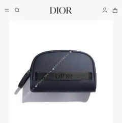 2026限定 新品未使用 ディオール　ノベルティ　トラベルポーチ　ネイビー