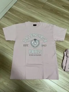 バレンシアガ　ロゴtシャツ ヴィンテージ ピンク　XXS balenciagaのサムネイル