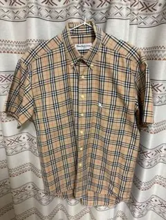 希少】バーバリー Burberrysポロシャツ半袖Lサイズ90s ヴィンテージ