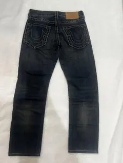 極美品 scenario シナリオ デニムパンツ ジーンズ リボン 金子賢 XL 
