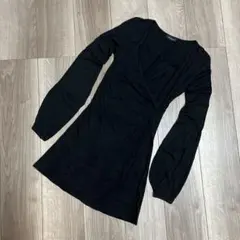 EGOIST エゴイスト 黒 長袖 ミニワンピース チュニック