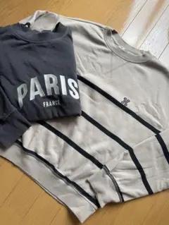 H&M★裏起毛トレーナー★2枚セット★XSサイズ
