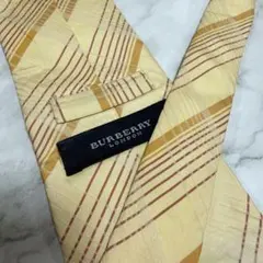 BURBERRY バーバリー ネクタイ イエロー ノバチェック 総柄