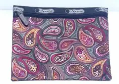 美品 LeSportsac　ペイズリー柄ポーチ