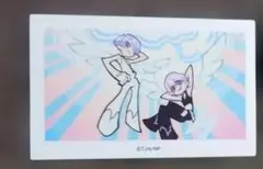 スイパラ　パンティ&ストッキングチェキ風カード　ポリエステル、ポリウレタン