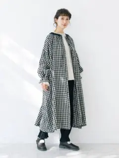 【kazumi×SamansaMos2】リネン2Wayワンピース&トートバッグ