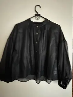 ユナイテッドアローズ グリーンレーベル　BLACKボレロ風ブラウス