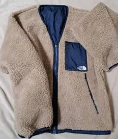 THE NORTH FACE ボアジャケットリバーシブル XLベージュ&ネイビー
