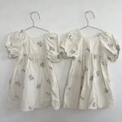 アプレレクール 花柄ワンピース 90cm 2枚セット