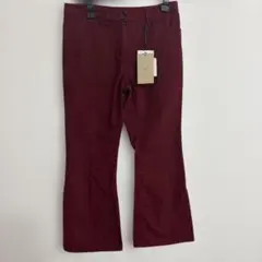 40 N°21 ボルドー　フレアパンツ　カジュアルパンツのサムネイル