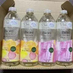 ◾️ビオレ ザ ハンド 薬用 泡ハンドソープ つめかえ用 4本セット ローズ 果実のサムネイル