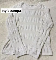 style zampa for the holiday ベロアトップス 長袖 M