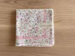 【未使用】LAURA ASHLEY ハンカチ 花柄 ピンク