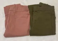 H&M 2色セット ロングパンツ　エイチアンドエム