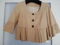 【最終値下げ!!】ベージュ　ショートジャケット
