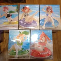 五等分の花嫁　Aqua Float Girlsフィギュア５種セット